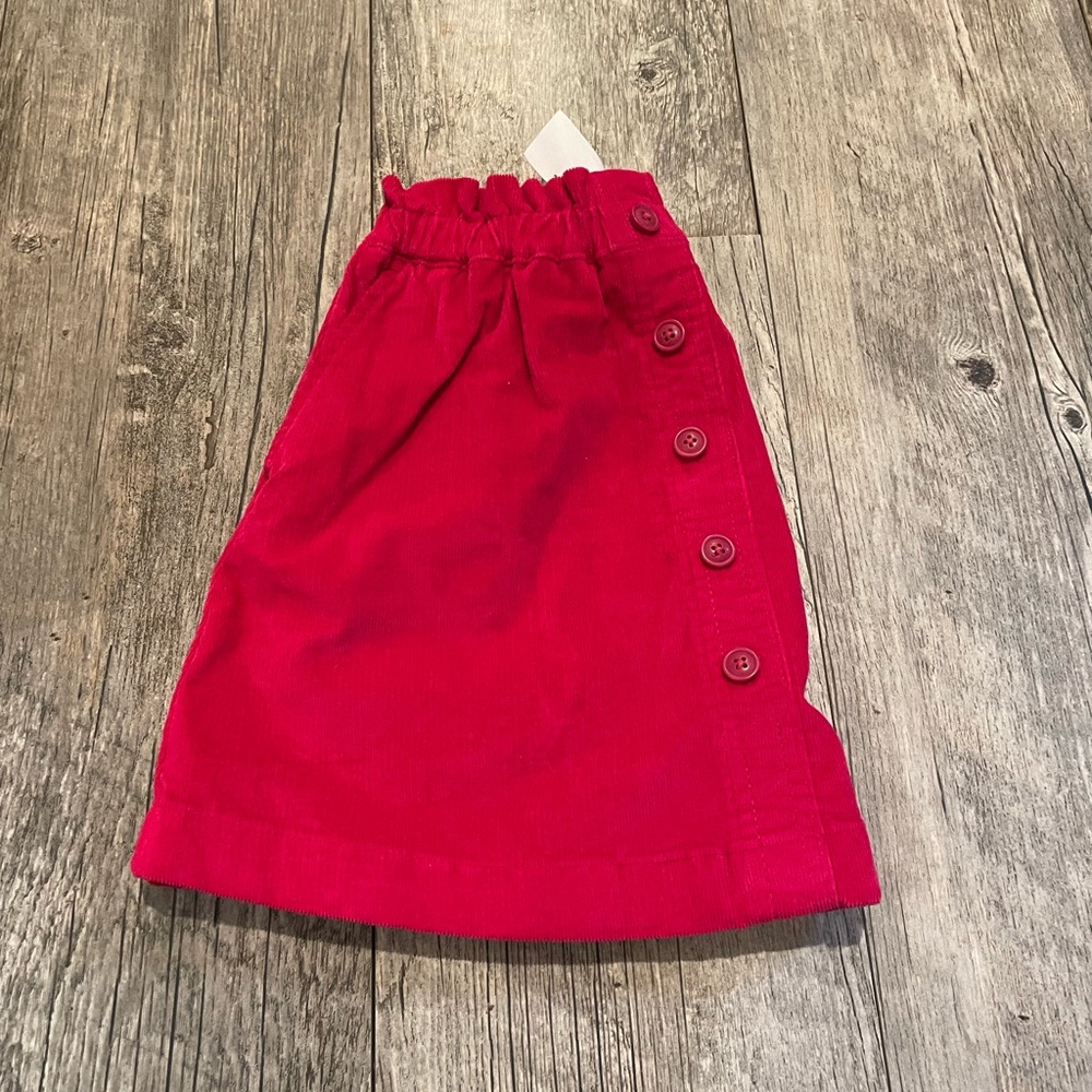 Crewcuts pink corduroy skirt.